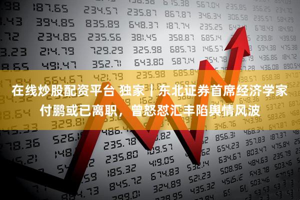 在线炒股配资平台 独家｜东北证券首席经济学家付鹏或已离职，曾怒怼汇丰陷舆情风波