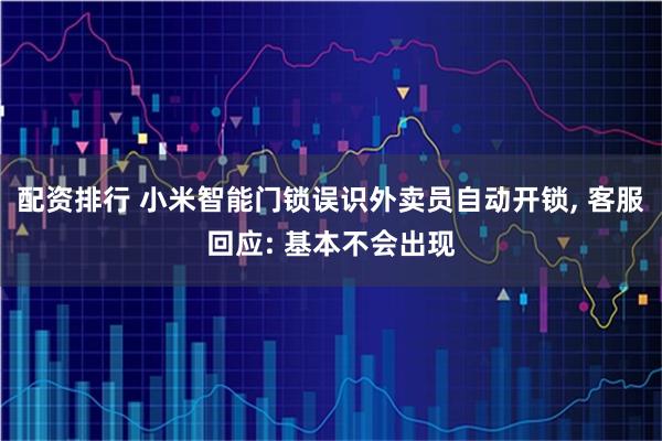 配资排行 小米智能门锁误识外卖员自动开锁, 客服回应: 基本不会出现