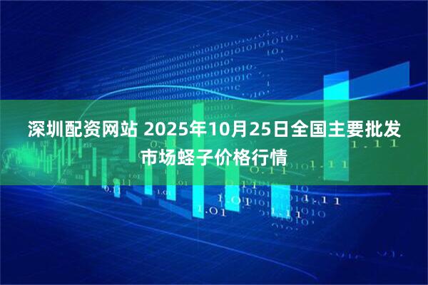 深圳配资网站 2025年10月25日全国主要批发市场蛏子价格行情